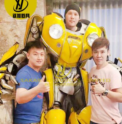 China EVA Cosplay Led Wearable Bumble Bee Costume Transform Er Robot For Adult To Transform Ers Costume for sale