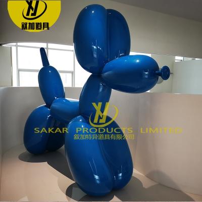 China China 2m Balloon Dog Statue Handmade Outdoor Garden Decoration Metal Stainless Steel Balloon Animal Sculpture for sale