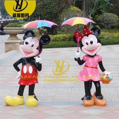 China China garden brass sculpture minnie mouse bronze life size mickey mouse statue for sale for sale