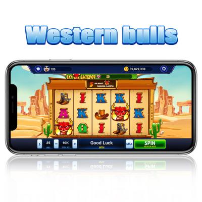 China 2021 New Profitable Popular Online Slot Game App Western Bulls Slot Online Slot S008 for sale