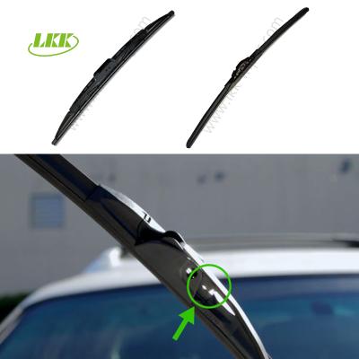 China Natural Rubber Front Wiper Blade Flat Wiper Blade Banana Type Multi Function With Adapters For Single Car Model for sale