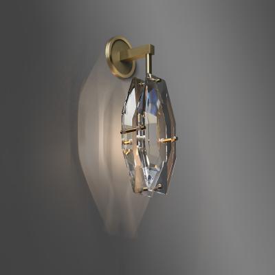 China Postmodern Wall Lamp Francaix Sconce Led Light Indoor With Crystal Shade for sale