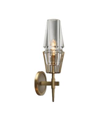 China Post Modern Indoor Lighting Chaillot Sconce Wall Lamp Led Light Indoor With Clear Crystal Shade for sale