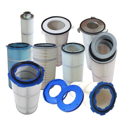 China Building Material Shops New Condition 100% Bonded Polyester Air Dust Spun Industrial Filter Cartridge for sale