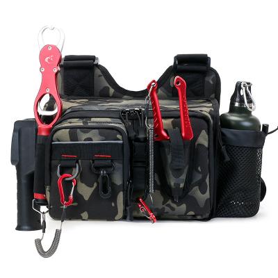 China Outdoor Sport Travel Increasing Camping Tilted Shoulder Bag Luya Multifunctional Belt Fishing Rod Outdoor One Shoulder Fishing Camouflage Bag Tactical Recycling Sport for sale