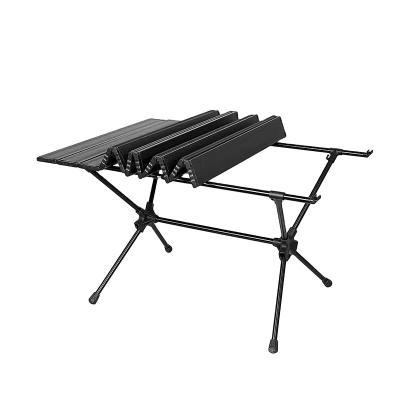 China Aluminum Alloy Folding Table Adjustable Foldable Barbecue Beach Outdoor Table with Carry Bag for sale