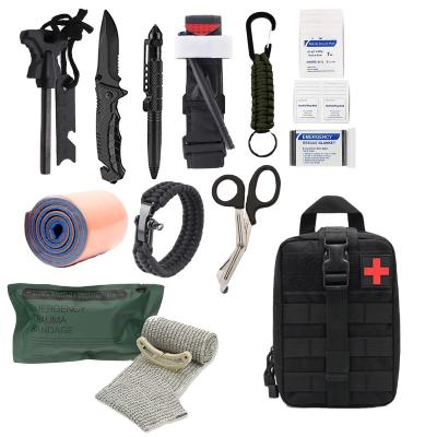 China Fashion Shero's Survival Kit Equipment Natural Disaster Emergency and First Aid Military Bag Military Survival Kit for sale