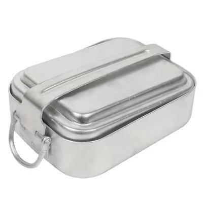 China Army Mess Easy-Carry Aluminum Cans Mess Kit Cooker Soldier Lunch Box for sale