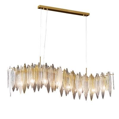 China Post-modern light luxury chandelier made of innovative art glass for sale