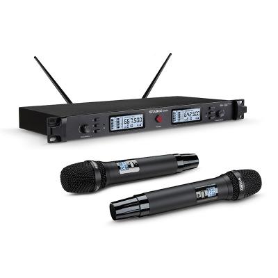 China Perfect Sound High Quality Professional Wireless UHF Microphone Karaoke System for sale