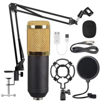 China Bm800 professional studio condenser audio equipment home studio recording rig set bm800 for pc computer mobile phone condenser microphone for sale