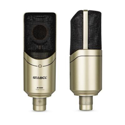 China Microphone STABCL Handheld Condenser Microphone for Karaoke Studio Microphone with 48V Phantom Power Set for sale