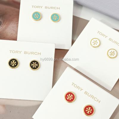 China Vintage New Arrival 1CM Small Stud Earrings 18k Gold Plated Small Round Cross Stud Earrings For Women Gifts for sale