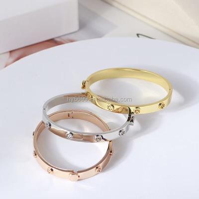 China China 18K Gold Plated Bracelets Factory Custom Health Rose Gold Charm Bracelets Men Women Casual/Sporty for sale