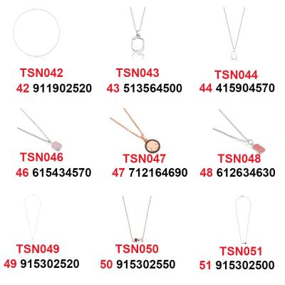 China Cute Premium Quality Charm Necklace Statement Necklace Bear Pendants Necklace Set Jewelry Women (42-51) for sale