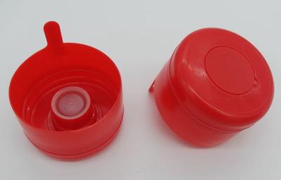 China 3 / 5 gallon Plastic Water Bottle Caps Non Spill Add not leaking gasket 55mm Diameter for sale