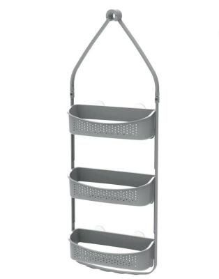 China Modern BX Group 3 Layer Metal Bathroom Shower Shelf Shower Shampoo Cart for sale