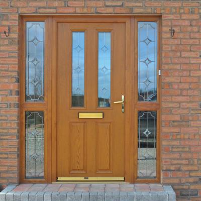 China Entrance Doors Modern Wood Casement Door High Quality Wood Door Front for sale