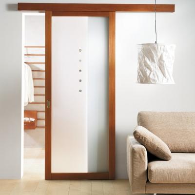 China Modern Internal Sliding Bypass Barn Door Sliding Wooden Door Accessories for sale