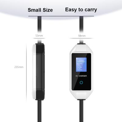 China Portable AC Innotech 7kw ev charger SAE J1772 TYPE 1 ev mobile home charging charger for sale