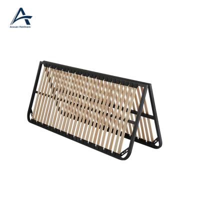 China Foldable Metal Cheap Foldable Bed Frame Steel Frame for sale