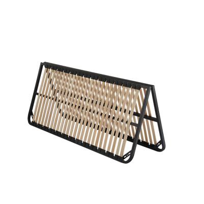 China Wholesale High Quality Collapsible Iron Portable Folding Metal Bed Frame for sale