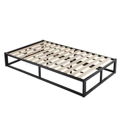 China Wholesale Modern Carrying Space Size Hotel Platform Metal Bed Frame Frame Frame Modern Mattress Base Double for sale