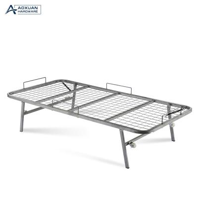 China Expandable Folding Metal Mesh Bed Frame Modern Cheap Movable for sale