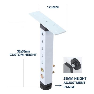 China Height Adjustable Aphonic Queen Size Adjustable Bed Frame Support Legs for sale