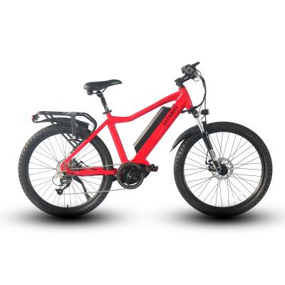 China Aluminum Alloy Mountain Bike Bafang Mid Motor E-Bike 48V 250W/350W/500W City Electric Bicycle for sale