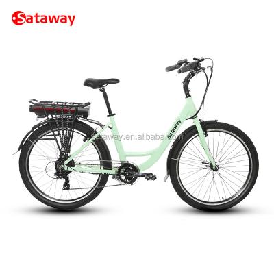 China Aluminum alloy Sataway city high quality lady e bike electric bicycle ebike tour for sale