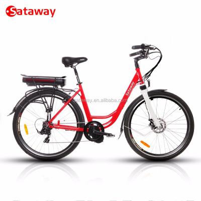 China Aluminum alloy Sataway high quality lithium ion electric cruisers city bike with CE EN15194 / commuter bicycle for sale