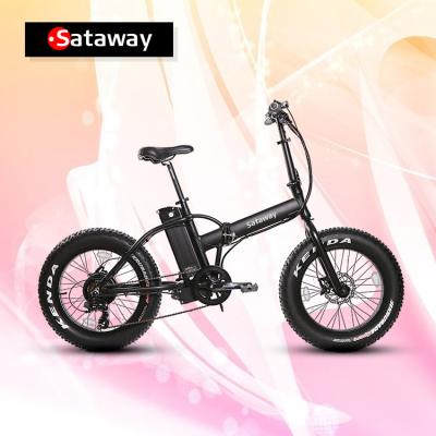 China Aluminum Alloy Sataway Electric Bike Folding Fat Electric Bicycles With CE Approved for sale