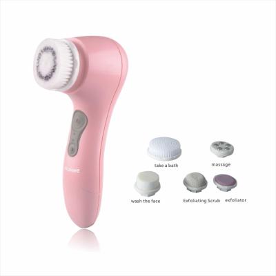 China Washable Beauty Product Hair Removal Machine 2 Speed ​​Operation Electric 6 In 1 Lady Cleansing Set With Bath Brush, Exfoliating Scrub, Massage Head, Etc. RF9005 for sale