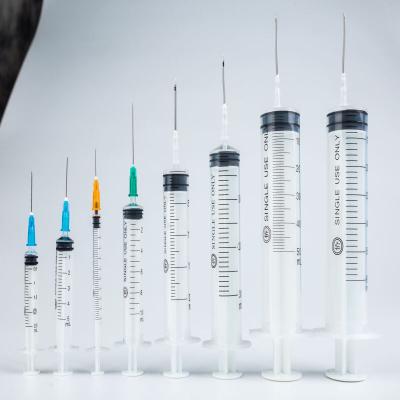 China BD Disposable Plastic Big Needle Injection Small Vaccine Syringes And Needles 1ml 5ml for sale