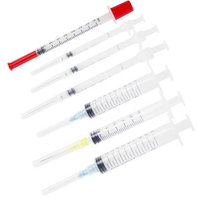 China 0.5ml1ml3ml5ml10ml15ml20ml30ml50ml60ml Disposable Disposable Syringe For Injection Luer Lock Syringe Safety Wholesale Syringe for sale