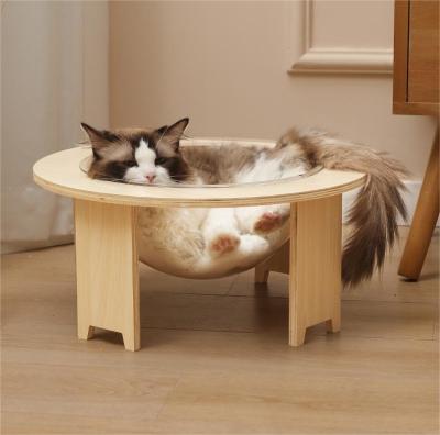 China Sustainable Capsule Cat Bed Safety Sleep Round Pet Bed Hammock Climbing Frame Cat Bed House for sale