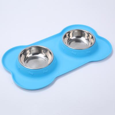 China Wholesale Free Sample Customization Bestsellers Factory Outlet Viable Stainless Portable Cat Bowl for sale