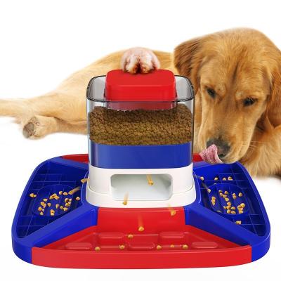 China Multifunctional Viable Detachable Dog Bowl Extract Slow Feed Consumption Water Pets Feeder Automatic Pet Food Bowl for sale