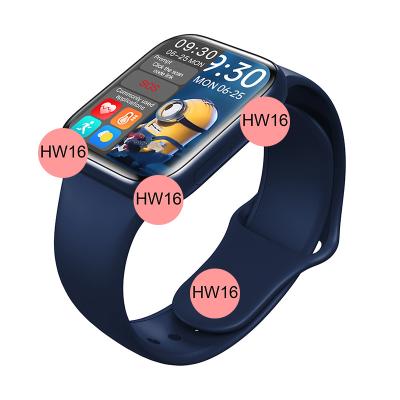 China New Touch Screen Smartwatch Series 6 Blood Pressure Sports Fitness Wristband Hw16 Relojes Inteligentes Fitness Tracker Wristband for sale