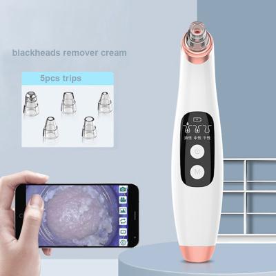 China 2022 Blackhead Removal Point Pore Suction Mitesser Entferner Limpiador De Poros Vacuum Acne Treatment New Products for sale