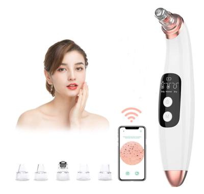 China 2022 Acne Treatment Beauty Machine Device Tool Facial Sniff Rechargeable Electric Pore Vacuum Suction Blackhead Cleaner Remover for sale