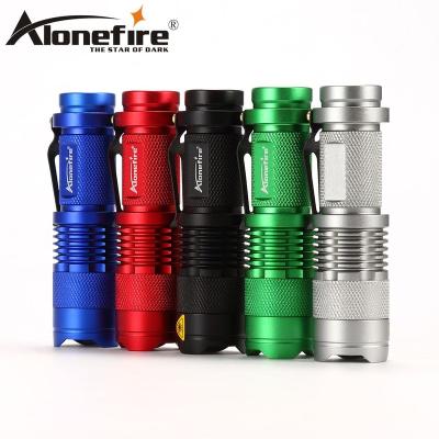 China Alonefire SK68 XPE Cool Portable Mini Flashlight Camping Hike Child LED Zoom Read Tactical Flashlight Torch AA 14500 Battery for sale