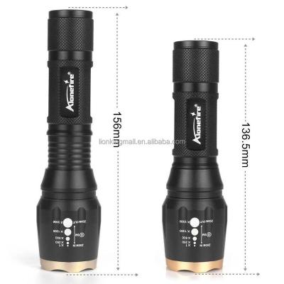 China AloneFire H240 XML T6 LED Flashlight 10W High Power Outdoor Tactical Police Patrol Zoom Torch D.C.A. 18650 Battery for sale