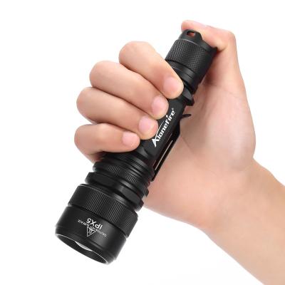 China Alonefire G910 T6 LED Flashlight Tactical Camping Zoom Hunting Travel Camping Rise High Power Police Torch Rechargeable 18650 Battery for sale