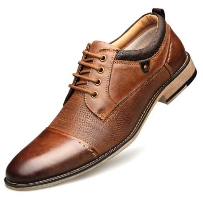 China Deodorization chose British hollow leather lace-up business shoes men's formal dress increase casual shoes for sale