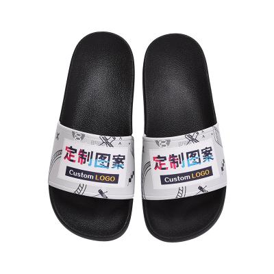 China Custom Slippers 2022 New Trend Couple Summer Fashion Slippers DIY PVC Outdoor Slippers for sale