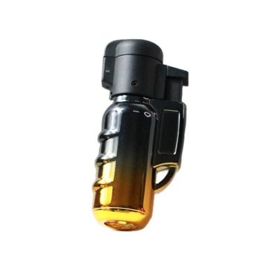 China Jet Flame Lighter Five Color Windproof Torch BBQ Camping Torch Lighter Lighters for sale