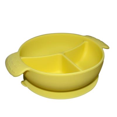 China BPA Free Factory Manufacturer Custom Food Grade Durable Silicone Baby Dish for sale