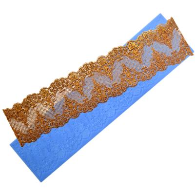 China Viable factory supply approval silicone cake lace mold for decoration for sale